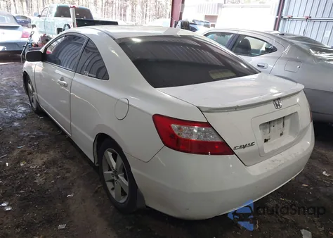 2006 Honda Civic Ex из США, поврежденный, VIN 2HGFG12876H503772